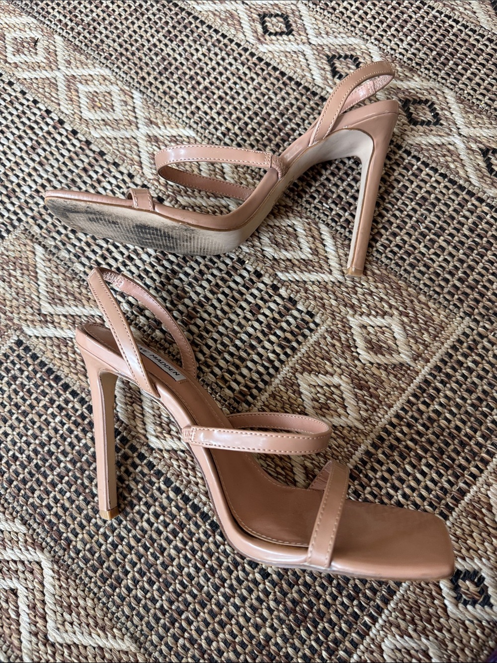 STEVE MADDEN Gracey Strappy Heels Nude Size 9.5